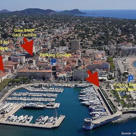 Duplex Lot 3 Climatise Hypercentre A 5min A Pieds Des Plages شقة *